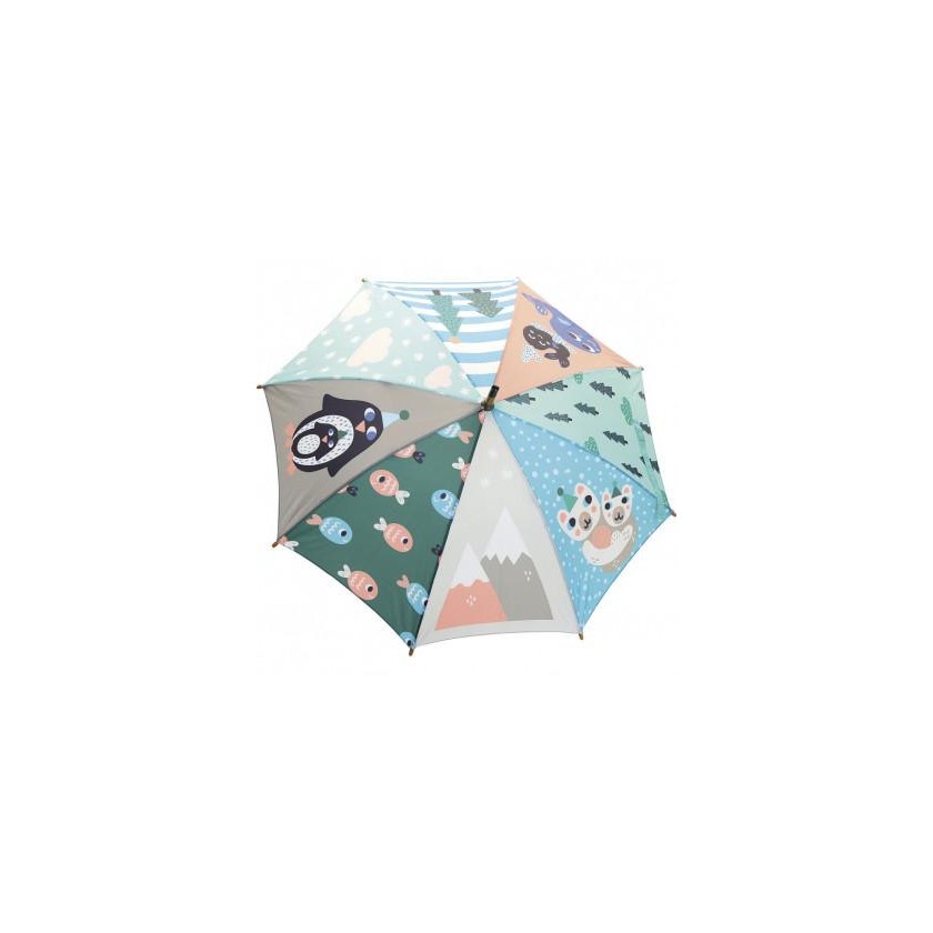 Parapluie Pingouin en bois