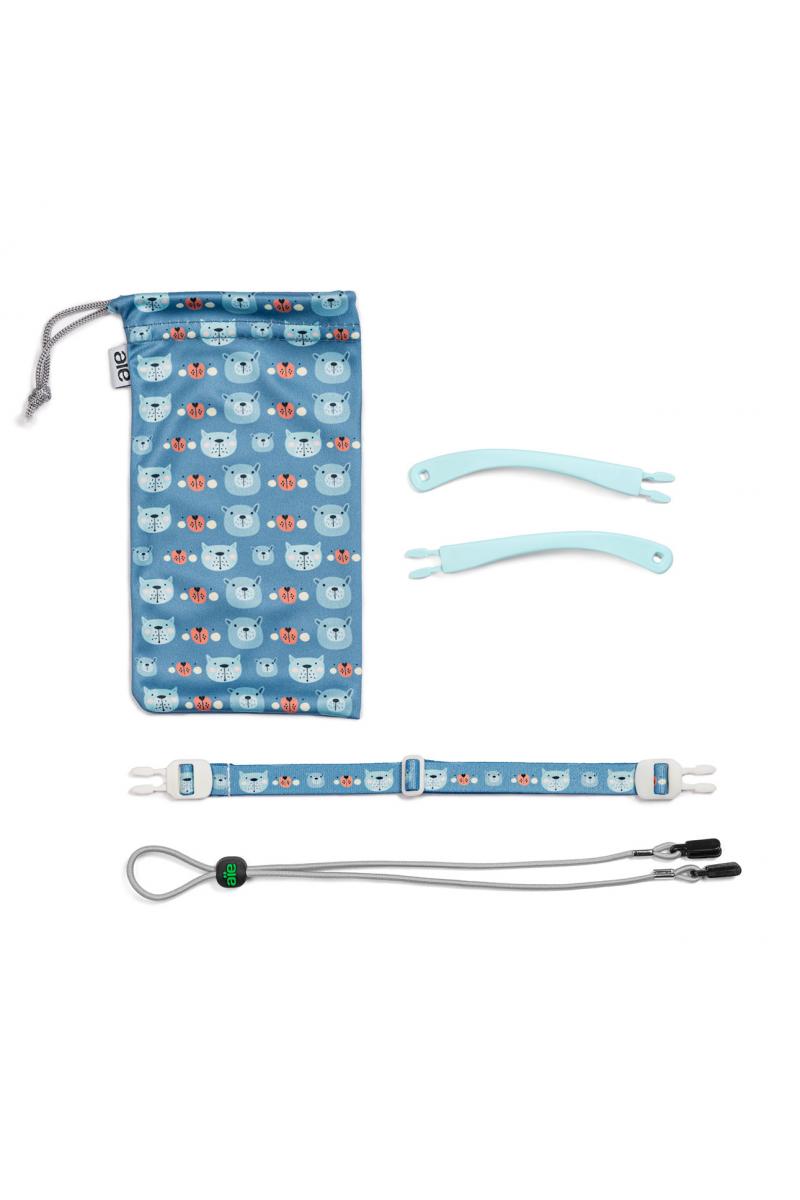 Lunettes de soleil Bout'chou 0/3 ans cat.4 - Ours turquoise Loulou