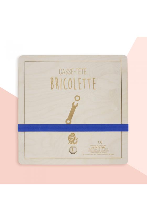 Casse-tête bricolette en bois