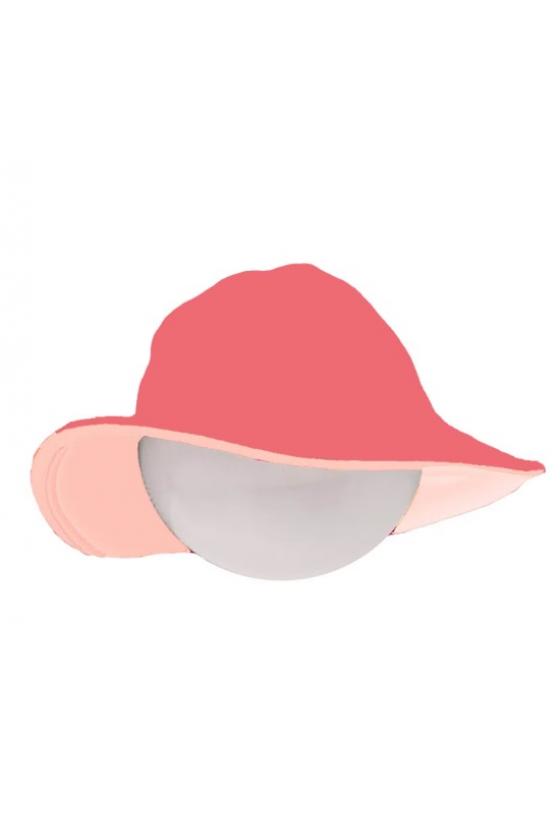 Chapeau anti-UV - Rose/Corail flashy