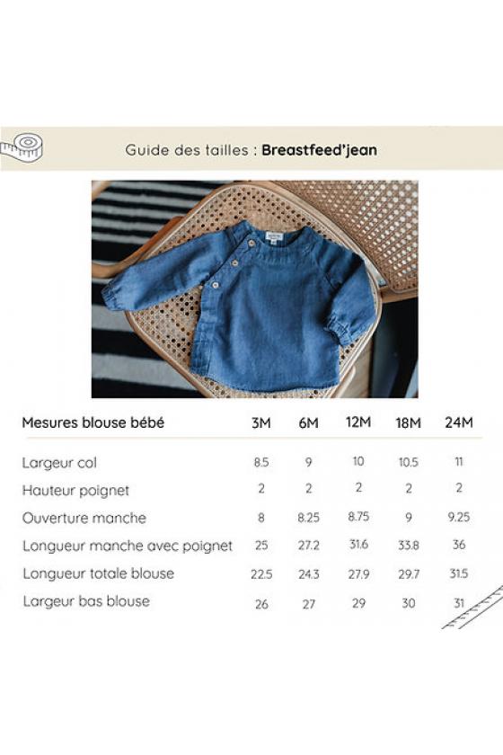 Blouse bébé/enfant mixte Breastfeed’jean