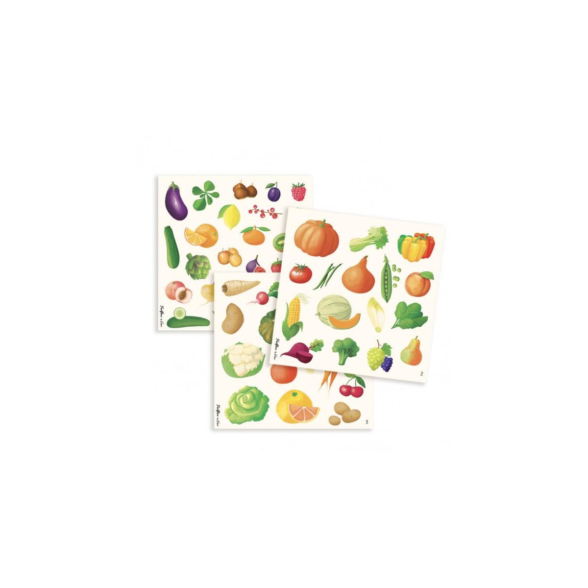 Kit Tableau rectangle + calendrier fruits et légumes de saison