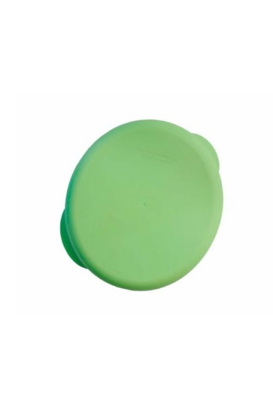 Assiette compartimentée en silicone - Verte