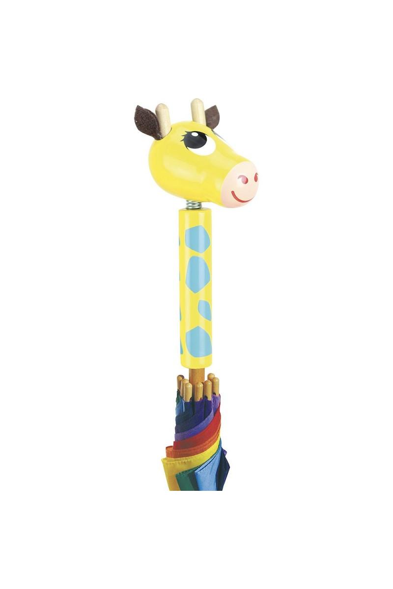 Parapluie en bois - Flip-Flap la girafe