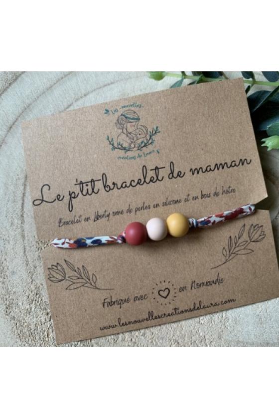 Le P'tit bracelet de Maman - Noisette