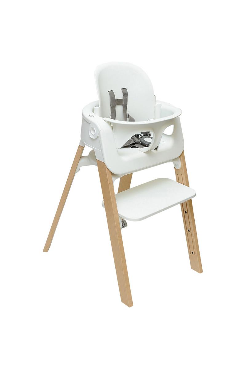 Baby set blanc pour chaise Steps