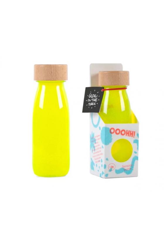 Petit Boum Bouteille sensorielle - Jaune fluo