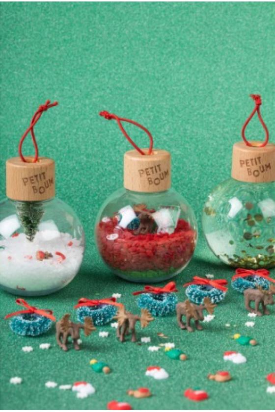 Coffret 3 boules sensorielles - Xmas