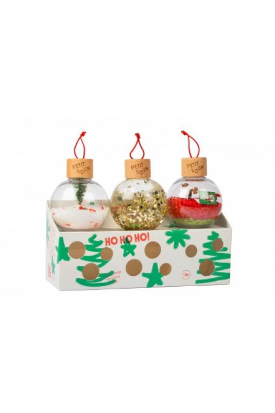 Coffret 3 boules sensorielles - Xmas