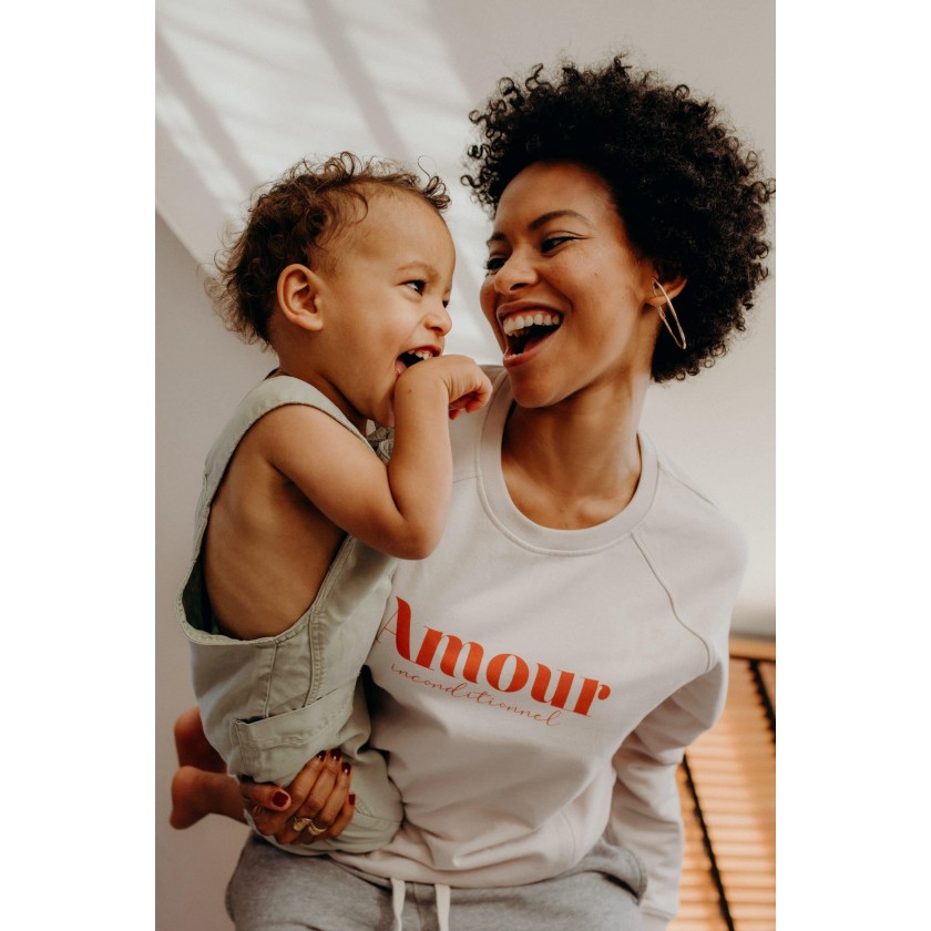 Sweat d'allaitement Amour inconditionnel