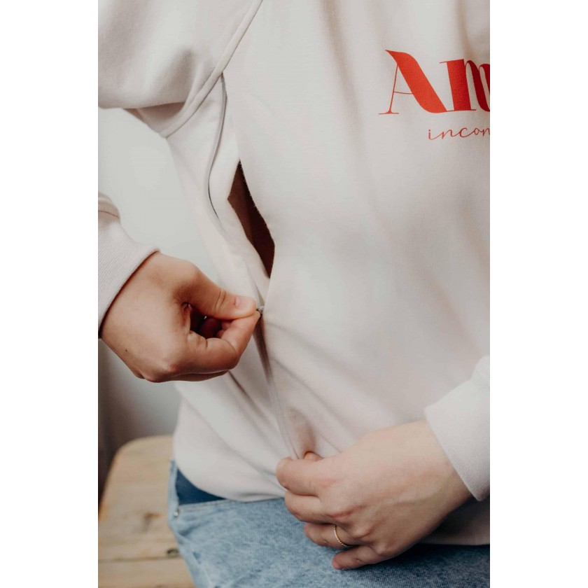 Sweat d'allaitement Amour inconditionnel