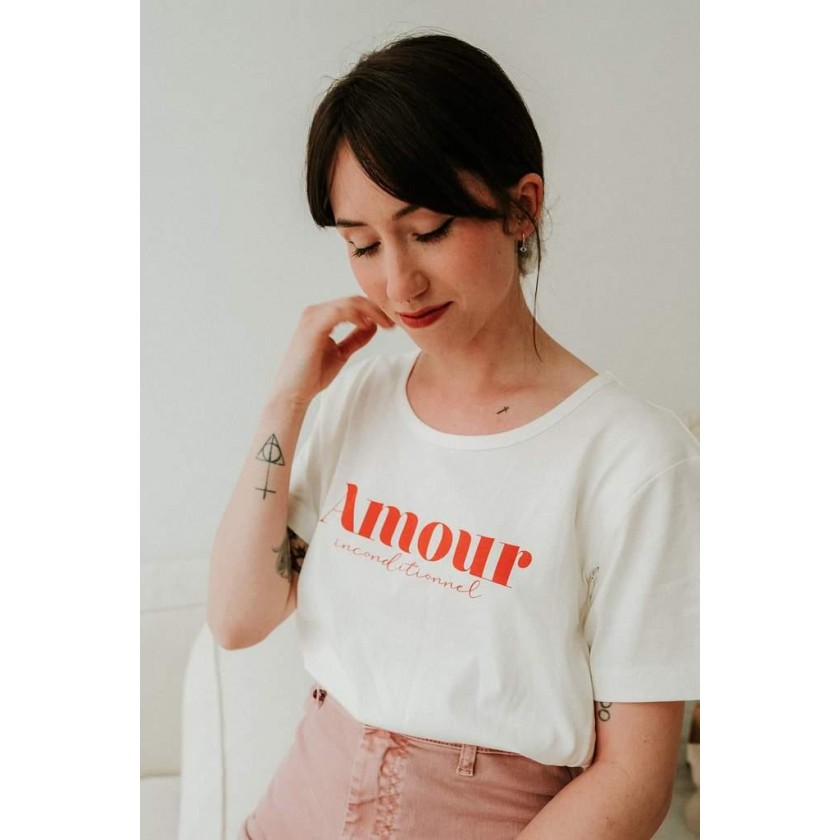 Tee-shirt d'allaitement " Amour inconditionnel "