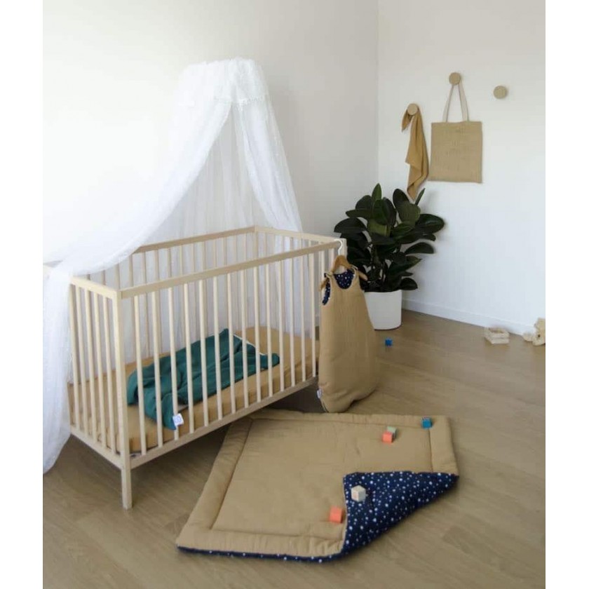 Tapis de jeu d'éveil bébé - vert eucalyptus