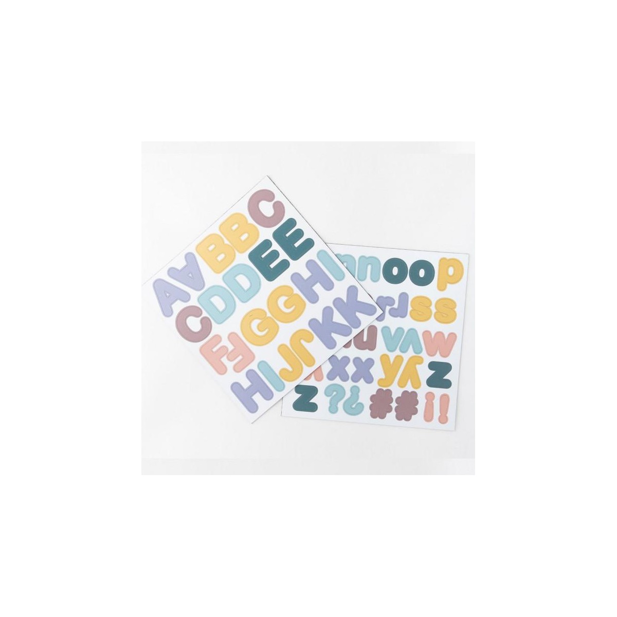 Magnets Lettres /125 pastel