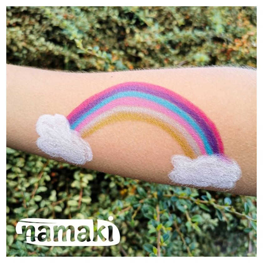 6 crayons de maquillage et tatouage - Mondes enchantés - Namaki